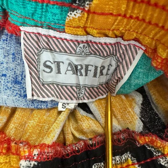Starfire Womens Sz 10 Vintage Broomstick Skirt Boho Prairie Cottagecore Folklore - Picture 3 of 7